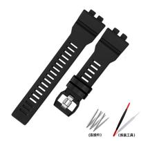 Skirta Casio G-shock 5554GBD-800GBD-800-2/-7GBA-800GBA-800uc Laikrodžio apyrankė vyrams ir moterims Dervos dirželis Laikrodžio priedai su įrankiais Special size juoda