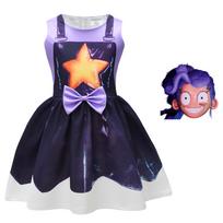 Žaidimų laikas Lily Vaikų Cosplay Suknelė Kaspinėlių Spaudinys Mergaitės Gimtadienis Karnavalas Helovino Šventė Fancy Kostiumas 150cm blue