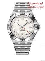 A11 Parduotuvė Individualus Laikrodis Sportinis Laikrodis Žali Mėlyni Laikrodžiai GMT Chronomat Automatinis Mechaninis 904L Nerūdijantis Plienas balta