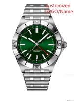 A11 Parduotuvė Individualus Laikrodis Sportinis Laikrodis Žali Mėlyni Laikrodžiai GMT Chronomat Automatinis Mechaninis 904L Nerūdijantis Plienas žalia
