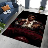 Klasikinis Scarface Tony Montana Filmo Meno Kilimas Kilimas Miegamojo Svetainės Sofai Namų Durų Kilimėlis Dekoras, Didelis Vaikams Neslystantis Grindų Kilimėlis 70x100cm