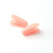 A-shaped Silicone Toe Separator and Bunion Corrector Large beige