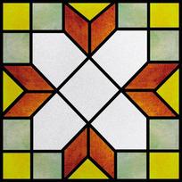 Matiniu langu plėvelė Vitražo lipdukai Art Deco dizainas Gėlė Statiniu būdu prilimpantis lipdukas Nuimamas namų dekoras UV spindulių blokavimas (as the picture,30X30cm)