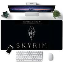 S-Skyrim Žaidimų pelės kilimėlis Didelis klaviatūros stalo kilimėlis Žaidimų pelės kilimėlis Užrakintas kraštas Neslystantis kilimėlis LE700x300x2mm