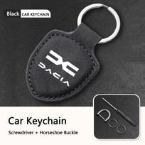 Automobilio raktų pakabukas Dacia Duster Logan Sandero Lodgy Dokker Stepway Mcv 2 Cilo Solenza Largus Priedai juoda