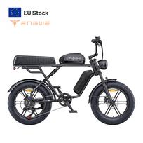 ENGWE M1 250W 48V 15.6/28.6AH Dviguba ličio baterija Elektrinis dviratis Dviguba pakaba 20 colių storos padangos Kalnų elektrinis dviratis M1-48V28.6AH250W-B