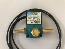 MAC 3 prievadų elektroninis turbokompresoriaus valdymo solenoidinis vožtuvas 35A-ACA-DDBA-1BA 35A-ACA-DDAA-1BA 12v 24v Su 6MM vamzdžių jungtimis Žalvarinis duslintuvas