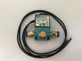 MAC 3 prievadų elektroninis turbokompresoriaus valdymo solenoidinis vožtuvas 35A-ACA-DDBA-1BA 35A-ACA-DDAA-1BA 12v 24v Su 6MM vamzdžių jungtimis Žalvarinis duslintuvas
