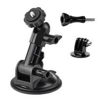 Automobilinis laikiklis DJI Osmo Action 6 5 Pro 4 Insta 360 X5 X4 ACE PRO 2 Telefonui Stovas Kamerai Priekinio Stiklo tvirtinimas Vaizdo registratoriaus Laikiklis SET 3 black