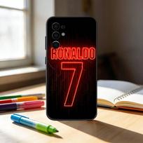 F-Futbolas C-CR7 Ronaldo 7 Telefono dėklas Samsung S25,S24,S21,S22,S23,S30,Ultra,S20,Plus,Fe,Note,10,9,5G Juodas dangtelis Samsung S21plus
