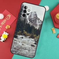 Gamta Miškas Kalnas dėklas Samsung Galaxy A16 A26 A36 A56 A15 A35 A55 A14 A34 A54 A12 A32 A52 A13 A33 A53 A17 telefonams Samsung A26 black