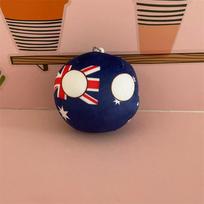 10cm Countryball pliušinis žaisliukas pakabukas Miela kimšta lėlė raktų pakabukas Namų dekoracija Minkštas daugiatautis dizainas 10cm blue