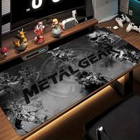 Karšti žaidimai Metal Gear Solid Pelės kilimėlis XXL Žaidimų priedai Biuro Žaidėjo Klaviatūros Stalo kilimėlis Neslystantis Nešiojamo kompiuterio guminis Anime Pelės kilimėlis 800x400x2mm gray
