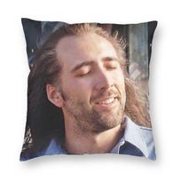 Nicolas Cage pagalvės užvalkalas Dvipusis spaudinys Grindų pagalvės užvalkalas Automobiliui Madingas pagalvės užvalkalas Namų dekoratyvinis Short plush 50*50(CM)-1Pcs