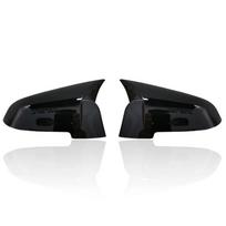 For BMW 5 6 7 Series F10 F11 2014-2017 , F06 F07 F01 F02 Car Rearview Mirror Cover Carbon Fiber Cap Style black