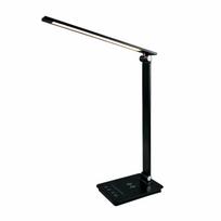 LED stalinis šviestuvas su jutikliniu valdymu ir belaidžiu įkrovikliu, 42 LED, juodas