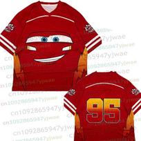 2026 Automobiliukai Žaibas Makvynas Nr. 95 Vasaros Sportiniai Marškinėliai Vyrams Moterims T-shirt 3D Spausdinimas Greitai Džiūstanti Oversize Paplūdimio Marškinėliai Drabužiai M brown