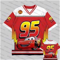 2026 Automobiliukai Žaibas Makvynas Nr. 95 Vasaros Sportiniai Marškinėliai Vyrams Moterims T-shirt 3D Spausdinimas Greitai Džiūstanti Oversize Paplūdimio Marškinėliai Drabužiai XS white