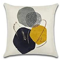 Pagalvės užvalkalas Geometrinio stiliaus Paprastos spalvos Moderni Sofos Namų Dekoracija Pagalvės užvalkalas 50X50cm, Geltonas Mėlynas Rudens Dekoracija Peach skin 18*18(CM)-1Pcs gray