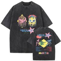 Bully Bully Kanye West Ye Gyvai Sofi Albumas 2026 Vintažiniai skalauti T-shirt Vyrams Moterims Aukštos Kokybės Madingi Oversized Medvilniniai T-shirtai M gray