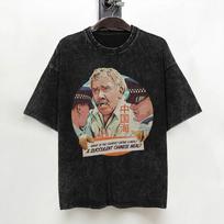 Sultingi Kinų Patiekalai Marškinėliai Skalbti Trumpomis Rankovėmis Oversize Marškinėliai Vintažiniai Vyrams Moterims Streetwear Grafiniai Marškinėliai M black
