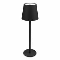 Belaidė LED stalinė lempa, 3 W, 270 lm, su jutikliniu reguliatoriumi, smėlio juoda