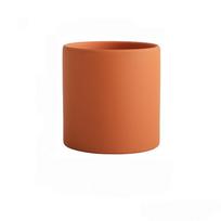 Keraminiai gėlių vazonai   Dėžutės keraminės (Orange,9*9 cm) oranžinė