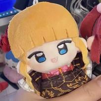 10Cm Umineko No Naku Koro Ni Beatrice Ushiromiya Ange Dress-Up Doll Peripheral Plush Cartoon Cotton Doll Cute Toy Xmas Gifts beige
