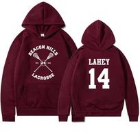 Autumn Teen Wolf Hoodie Beacon Hills Stilinski 24 Lahey McCall Men Womnen Fashion New Brand Design Pullover Men's Fleece Hoodies 6XL black