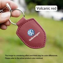 VW Automobilio Odinis Raktų Pakabukas Shield Stiliaus Emblema Raktų Žiedas VW Golf Polo GTI Tiguan Touran Jetta Passat CC T5 Scirocco Arteon Beetle NL9 beige