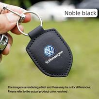 VW Automobilio Odinis Raktų Pakabukas Shield Stiliaus Emblema Raktų Žiedas VW Golf Polo GTI Tiguan Touran Jetta Passat CC T5 Scirocco Arteon Beetle NL9 juoda