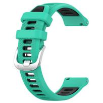 Skirta Garmin Forerunner 255 265 245 645 55 dirželis 18 20 22 mm silikoninė sportinė apyrankė Garmin Venu 2 2S SQ vivoactive 3 4 correa 18mm blue