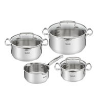 TEFAL | Duetto+ Stewpots set, 16/20/24 cm, 7 pcs | G719S734 | Stainless steel | Dishwasher proof | Lid included | Stainless steel