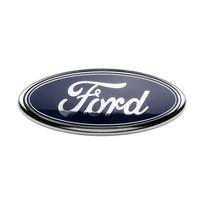 3D Danga Automobilio Priekinio Variklio Dangčio Emblema Ženklelis Bagažinės Apdaila Ford Escort Explorer Fusion Kuga Mondeo Focus Ecosport C-Max mėlyna