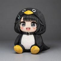 Mielas pingvino pliušinis žaislas Cute Gugu Gaga Mėmė Pripildytas gyvūnas Minkštas pliušinis žaislas Gimtadienio dovana Vaikams Gerbėjams Kuprinės lėlė