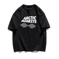 Vyriški Moteriški Marškinėliai Arctic Monkeys Roko Grupės Marškinėliai Vyriški Hip Hop Marškinėliai Drabužiai Manga Trumpomis Rankovėmis Marškinėliai Streetwear Y2k Trend Viršutiniai Drabužiai L black