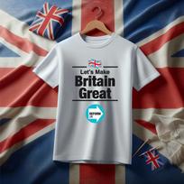 Great Britain Tshirt Lets Make Britain Great Tshirt Reform Uk Tshirt Gift S brown