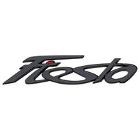 3D Metal Fiesta Logo Badge Sticker Rear Trunk Emblem Decal High-Quality Car Exterior Styling Accessories juoda