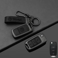 Lydinio Odos Automobilio Nuotolinio Raktelio Dėklas Dangtelis VW Volkswagen Polo Tiguan Passat B5 B6 B7 Golf 4 5 6 MK6 Jetta Lavida Priedams black