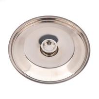 10–26 cm apvalus puodo dangtis, sustorinantis nerūdijančio plieno puodo dangtį, universalus virtuvės maisto dangtis, virtuvės reikmenys 26cm beige