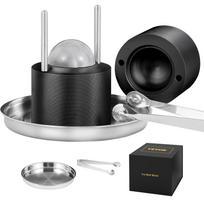 VEVOR Ice Ball Press, 2.4  Ice Ball Maker, Aircraft Al Alloy Ice Ball Press Kit for 60mm Ice Sphere, Ice Press with Tong and Drip Tray juoda
