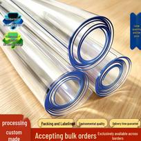 2m PVC minkštas skaidrus stalo dangalas ir kilimėlis 1.0mm thick, clear, 3m x 50cm