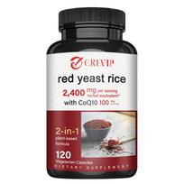 2-in-1 plant-based complex capsules, red yeast rice combined with coenzyme Q10, dietary nutritional supplement. 120*1