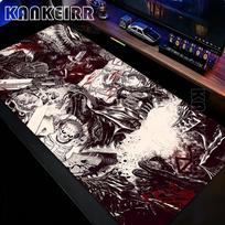 XXL Cool Mouse Pad Berserk Guts Anime Dywan Gamer 900X400mm Desk Mat Gaming Accessories Varmilo Keyboard Computer Mousepad 30x60cm gray