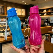 Unisex Didelės talpos vandens buteliukas - Atsparus kritimui, karščiui, nešiojamas sportinis puodelis vasarai 400ml rožinė