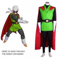 Dragon Ball Z Kaukėtas Super Saiyan Gohan Cosplay Kostiumas, Vyriškas Anime Pilnas Vaidmenų Apranga XL green