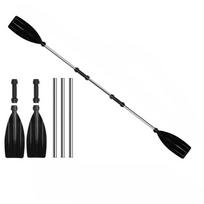 Aluminum Zinc Zinc Alloy Kayak Paddles Thicken Canoe Oars Efficiency Fishing Boat  Pulp  Marine Sports 210cm-Double headed long