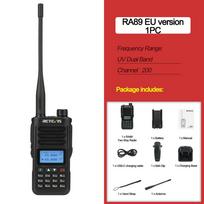 Retevis RA89 Walkie Talkie IP68 Usb-C Long Range Walkie Talkies FM VHF Ham Radio for Camping Hunting Emergency Rescue