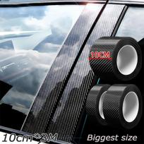3D anglies pluošto lipdukas juoda vinilo plėvelė, pasidaryk pats, automobilio apdailai, matinė anglies pluošto juosta, atspari vandeniui 10cm*3m