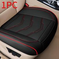 SEAMETAL prabangūs PU odiniai automobilio sėdynės užvalkalai, kvėpuojantys priekinės automobilio sėdynės pagalvėlės automobilių priedai 1pcs front cover raudona/juoda